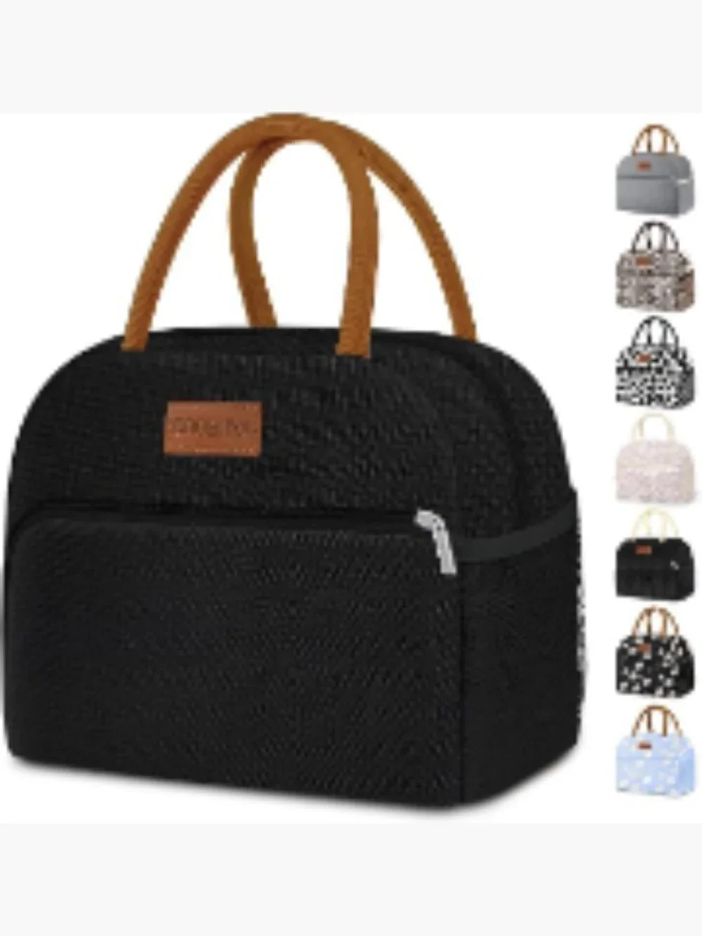 Insulated Lunch Bag 10L Leakproof Cooler Tote Reusable Oxford Fabric